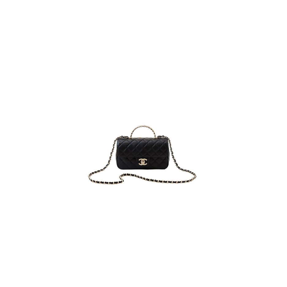 CHANEL Mini Flap Bag with Top Handle