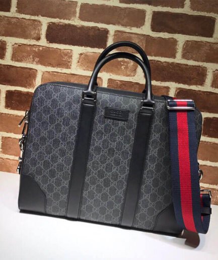 Gucci GG Black Briefcase