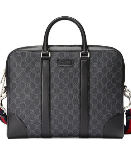 Gucci GG Black Briefcase