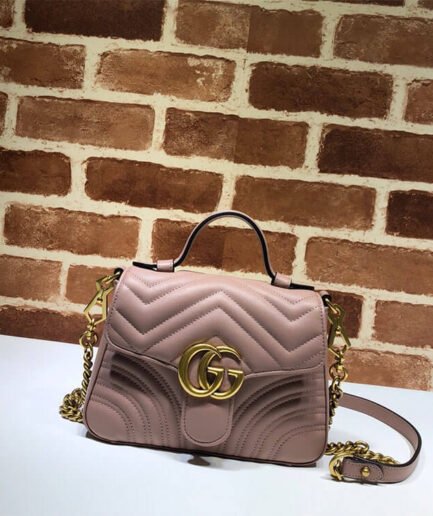 Gucci GG Marmont Mini Top Handle Bag