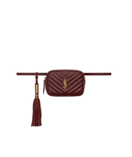 YSL LOU BELT BAG IN MATELASSE LEATHER